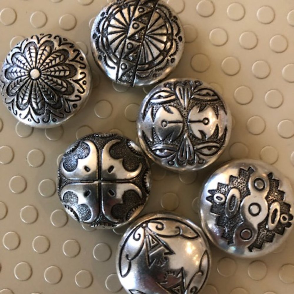 Button Covers Stainless Steel and Black Design